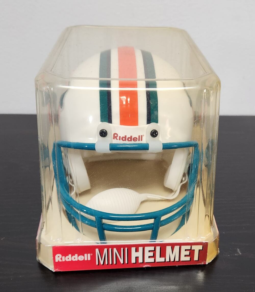 NIB Vintage Riddell Mini-Helmet NFL Miami Dolphins